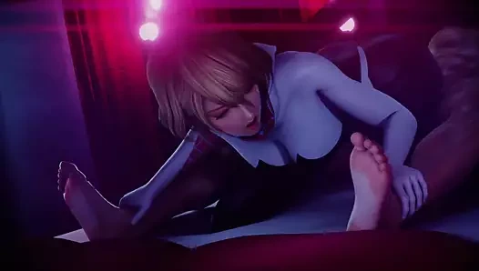 Spider Gwen Reverse Cowgirl