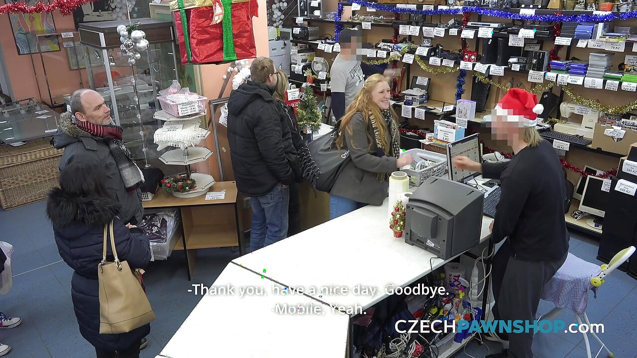 The busty blonde comes back for a very private deal (CzechPawnShop)