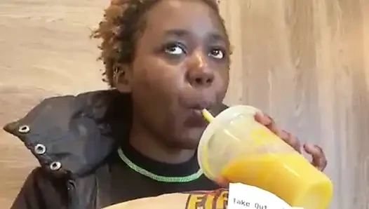 Public McDonald's Mukbang