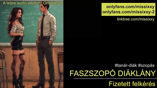 Yarak emen kız öğrenci - Macarca ses