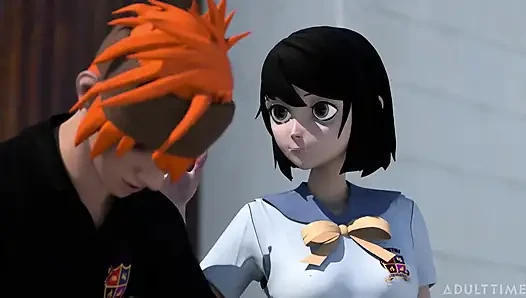 Hentai seks koleji 2. yarıyıl bölüm 1 - hentai tatlı kız ilk gününde dölleniyor