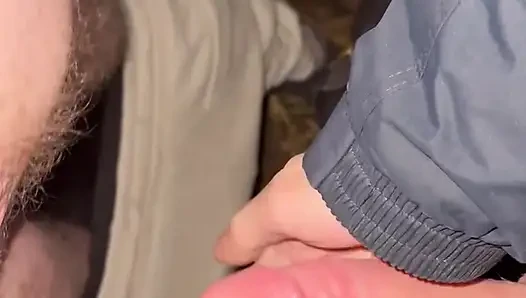 Azgın irk açık havada riskli eğleniyor