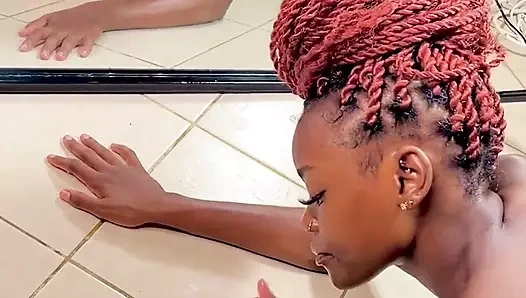 Domaltmalı ıslak gırtlağına kadar alıyor