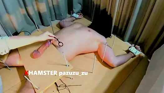 CFNM femdom sondaj + horoz üzerinde vibratör + handjob + harap orgazm