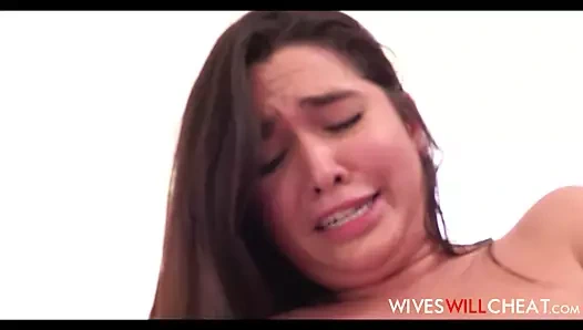 Seksi hile genç eş karlee gri becerdin tarafından ona trainer