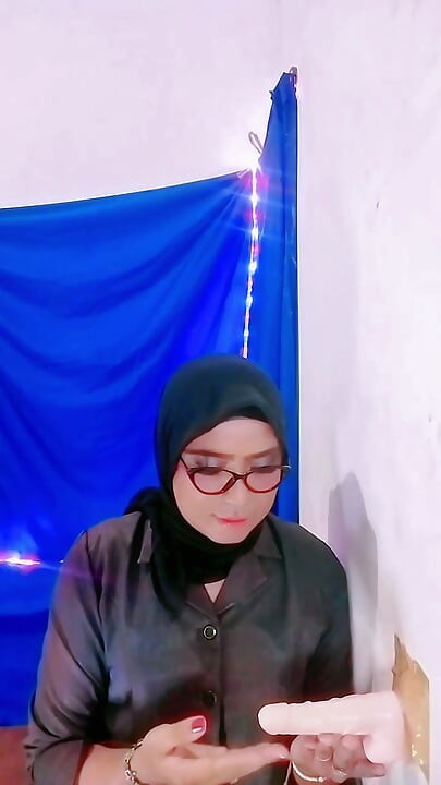 Hijab Teacher Checks and Disciplines Student's Cock