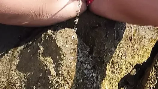 kamu tarafından denizde pissing