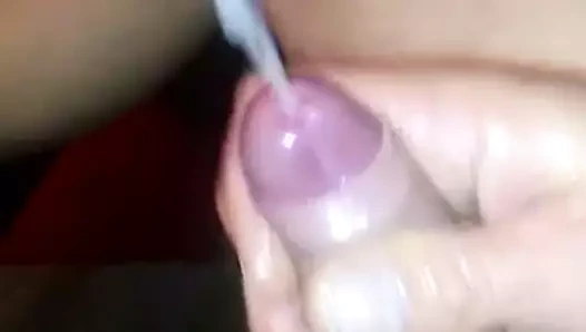 3. büyük kremsi bir cumshot için benim büyük sert horoz wanking