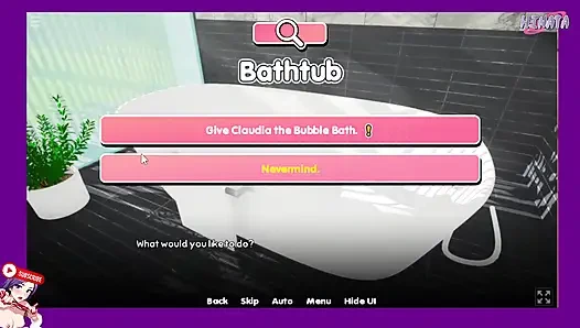 My stepmom NAKED in the BATHTUB of my own HOUSE. Too much soap and water, he asks me for help to rub. Mother in Lust Ep 4