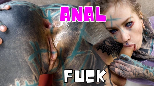 Mürekkepli hippinin solo dildo götü oyunu ve anal sikiş büyük yarak