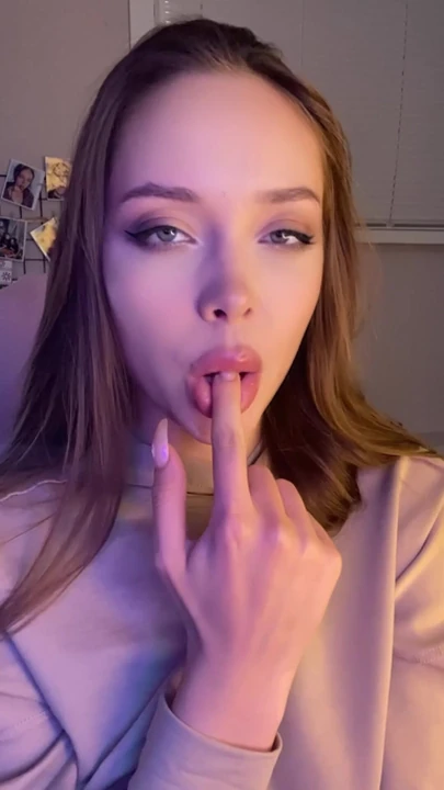 I lick my lips