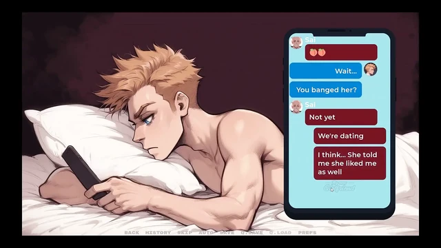 Моя новая подруга [ Табу Хентай Гейм ] Эпизод 19 Первое лицо как раз когда мне звонит моя свекровь!