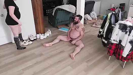 Stomping Shoejob Tout En Blanc (2 Ieme Partie)