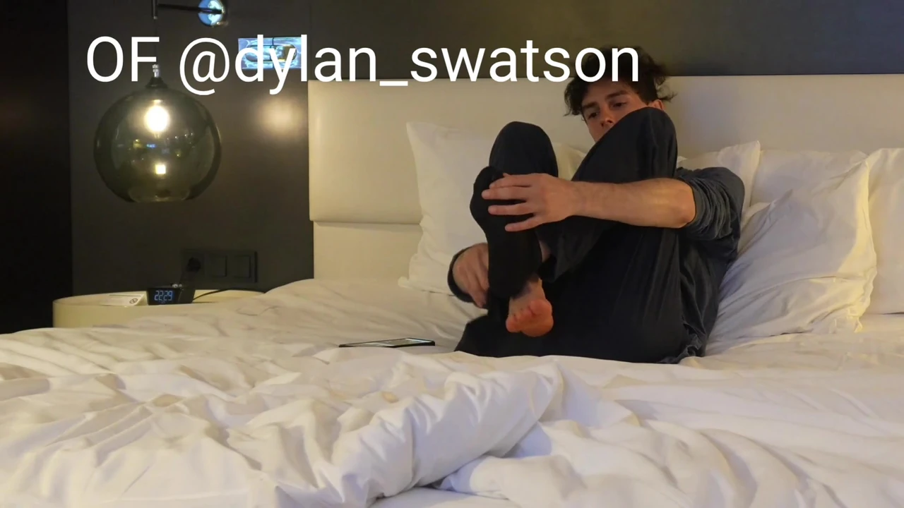 Twink alone in the hotel room