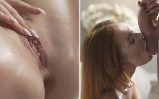 Mükemmel amcık, büyük yarak ve orgazm! Yakın çekim. 4K. Ayrıntılı şehvet