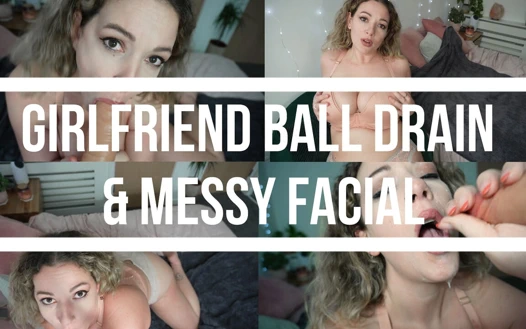 Kız arkadaş boşaltıyor