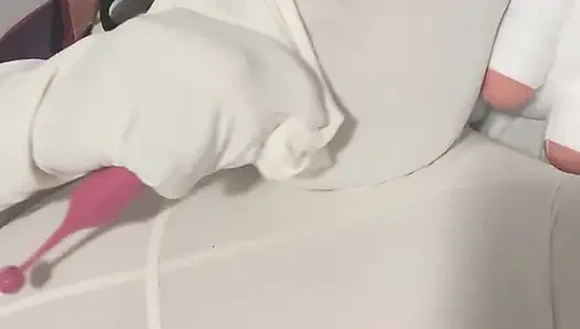 Encased çifte orgazm