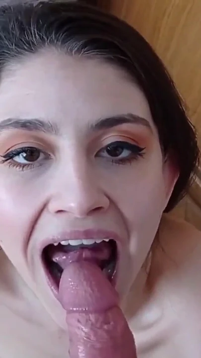 YOUR SUBMISSIVE GIRL SUCKING YOUR DICK UNTIL YOU CUM FOR ME | Clip 3