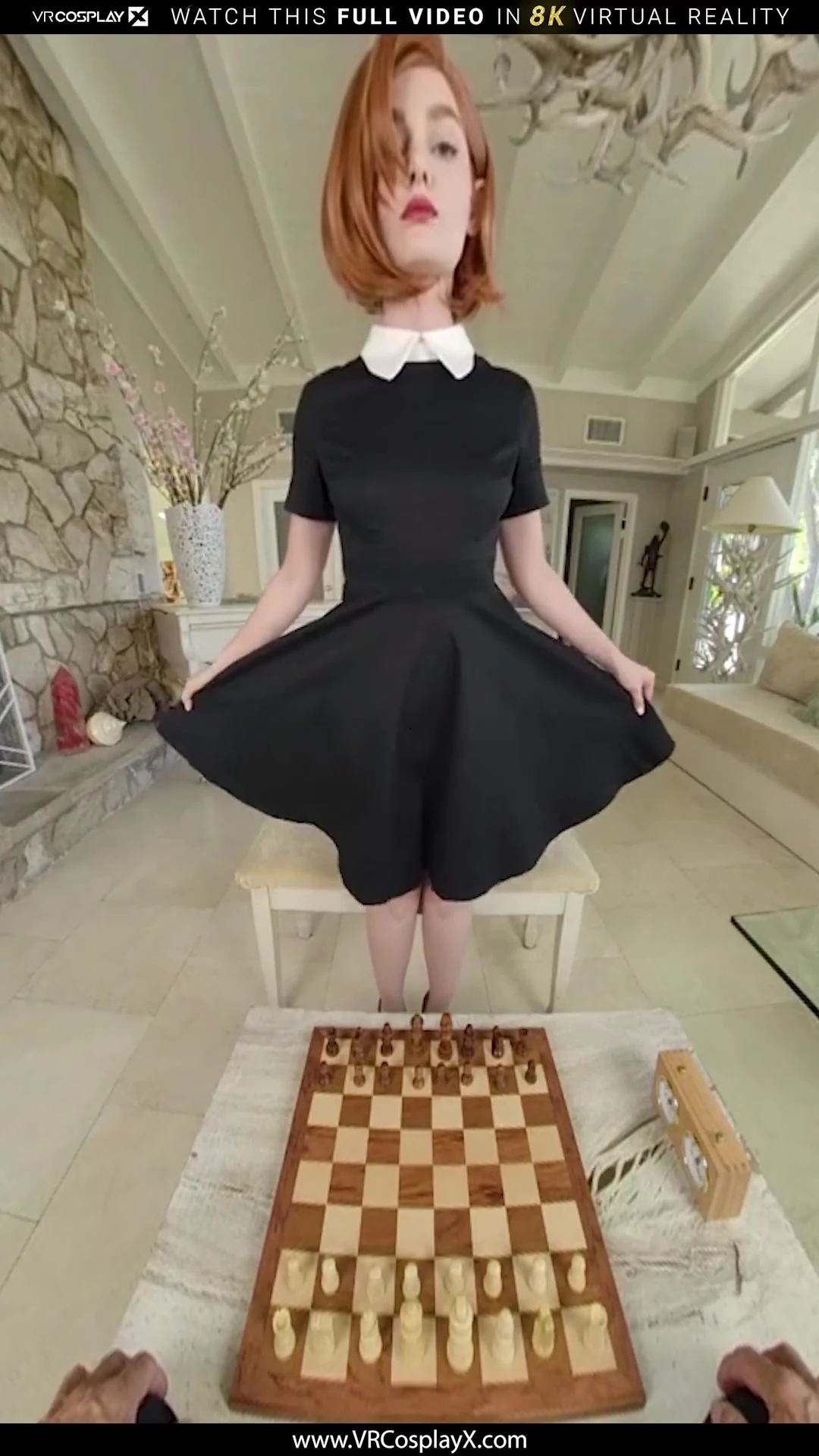 VRCosplayX Tik Tak, Things Are Getting More Intense Between You And Beth Harmon Of QUEEN'S GAMBIT Part 1