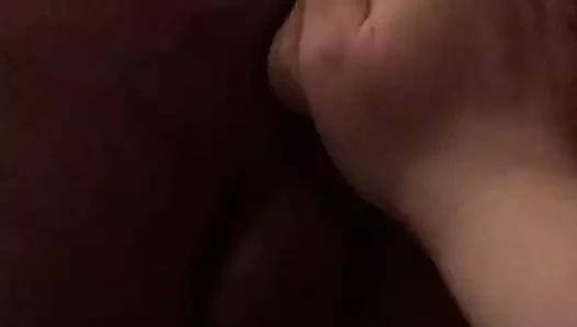 şaplak ile doldurulmuş asspussy