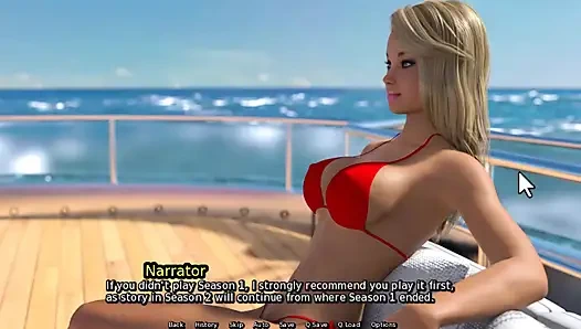 Lewd island s2 ep2, getting teased.