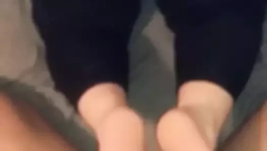 Bbw büyük göt eva vermek harika footjob