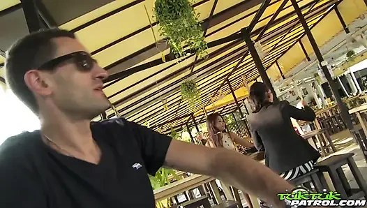 Hairy pussy thai teen loves It rough