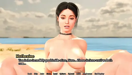 Büyük yaraklı adam sahilde komşusunda büyük göğüslerini sikiyor