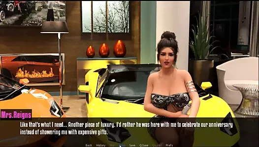 Mrs.reign hızlı arabaları sever