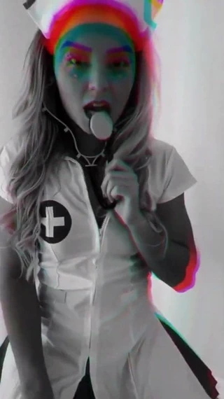 Aew - tay conti cadılar bayramı seksi hemşire