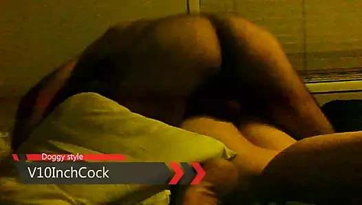 10 inç horoz binmek ANAL köpek stili