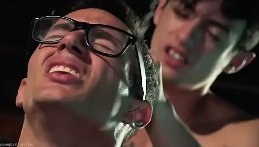 Crammed in His Raw Boy Cunt