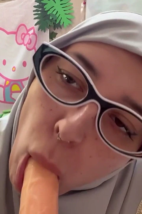 Oral seks tesettürlü