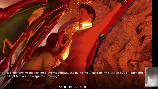 Kötü Succubus Kız Arkadaşım En Iyi Arkadaşımla Aldatırken Beni Bağlıyor Ve Sakso Çekiyor!