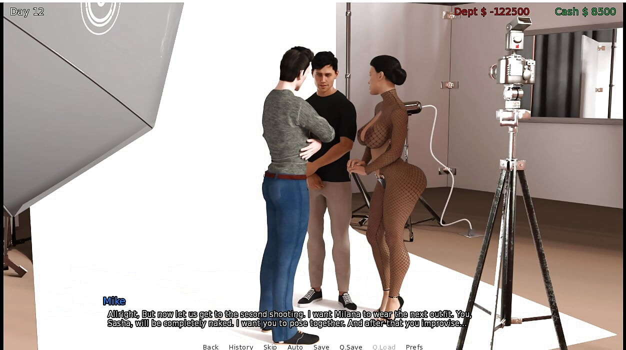 Günahkar başarı - oyun - rol yapma - tabu - Mike Studio'nun - iç çamaşırlı ilk çekim