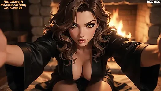 Genç erkek avcısı geceleri - maxine iki