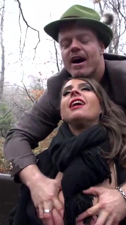 Powerful moment from "Crazy Mom fucked in a Park close to Hamburg"