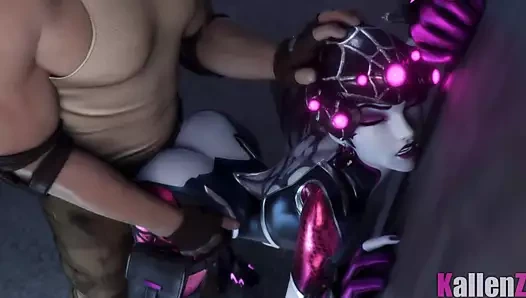 Dul ile seksi doggystyle sahne