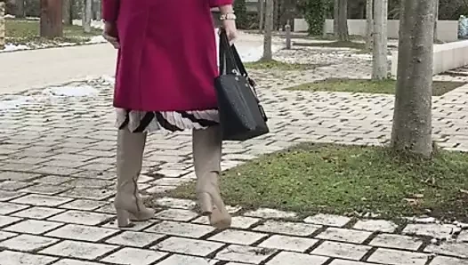 Eflatun ceket, bayıldım!