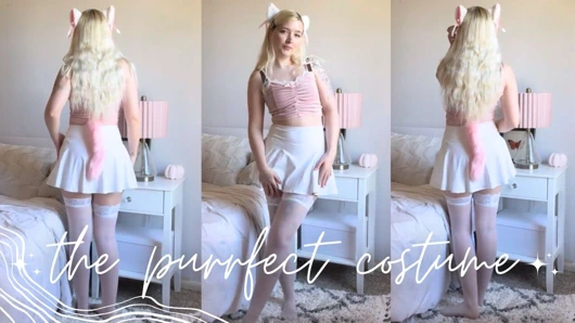 Şimdiye kadarki en tatlı kedi kostümlerini deniyor!!