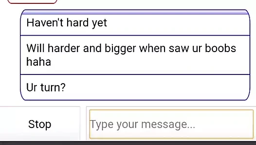 Sabahlı kız cmco sırasında bana göğüslerini gösteriyor