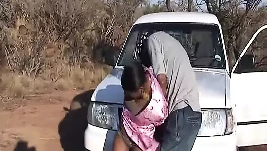 Kinky German ebony slut roughly fucked by her master