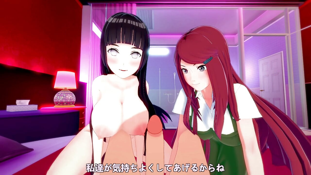 Tsunade X Kushina X Hinata - Naruto Hentai Özel XXX FULL