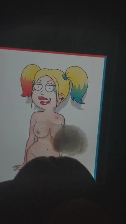 Francine smith(amerikan üvey baba) harley quinn cum haraç olarak