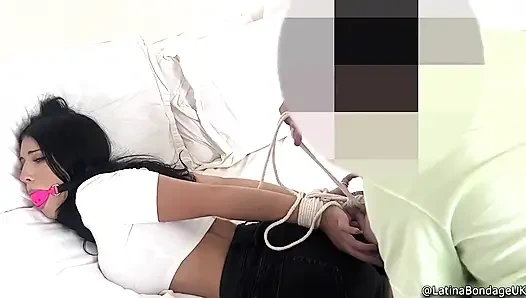 tatti got tied-up and gagged with 3 different ballgags! then hogtied! ( hd1080p) ( discounted)
