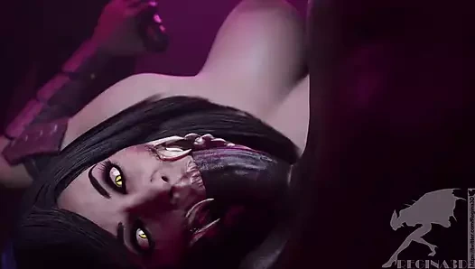 Kötü sesin en iyi animasyonlu 3 boyutlu porno derlemesi 313