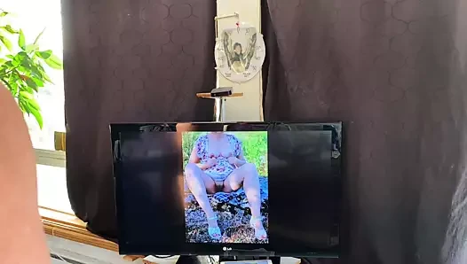 Sürtük karısı göğüsleri ve am!