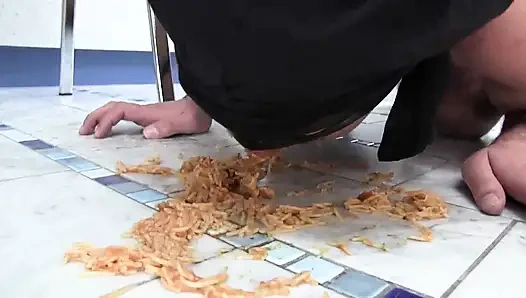 Zenci spagetti sipariş etti