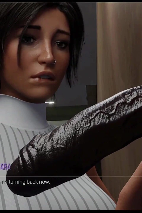 Croft Adventures Oyunu Hentai Parodi Bölüm 6 Esmer Büyük siyah bir penisle devasa bir yüz ifadesi alıyor!