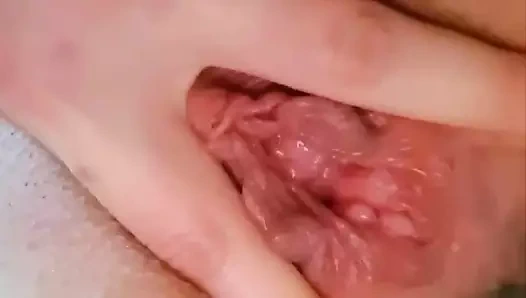 Girl Sneaks Into the Bathroom to Masturbate